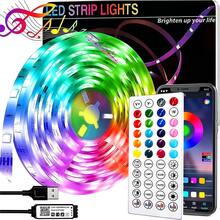 LED Light Strips That Support Music Synchronization, With Adjustable Timing And Color Temperature, And Remote Control Via App. Suitable For Decoration In Living Rooms And Bedrooms, And Essential Lighting For Festive Parties. - Multi-color light - View 1