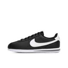 Nike Cortez 合成皮革時尚舒適防滑低筒女款休閒鞋 黑白配色 - 黑與白 - 查看 13
