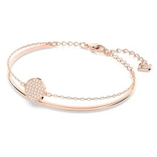 Vòng tay SWAROVSKI Round Logo Two-in-One dành cho nữ 5274892 - Mạ vàng hồng 5274892 - Xem 3