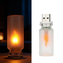 USB即插即用,适用于庭院、桌面装饰,LED逼真火焰蜡烛灯,火焰氛围LED灯,创意氛围装饰USB夜灯,装饰灯,卧室夜灯,户外露营灯,大型派对氛围装饰,氛围装饰,节日礼物,复活节礼物,篝火派对氛围装饰,酒吧氛围装饰灯 - 仿真火焰氛圍燈 - 查看 12