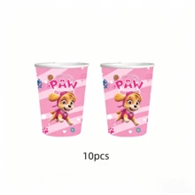 Cute Cartoon Series Pink Theme Party Dog Series Birthday Decorations, Children's Festival Decorative Accessories - Multicolor - View 9