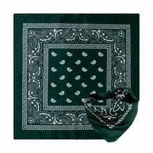 Premium Printed Bandana Scarf - Classic Style And Total Versatility - Green - View 2