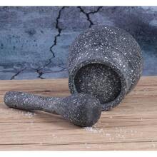 Mortar And Pestle Set Herb Grinder Bowl For Spices & Pill Crushing - Silver - View 7
