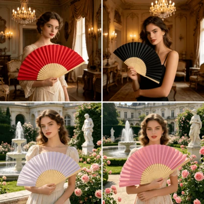 1pc Hollow Paper Fan, Folding Fan For Women And Men, Blank Folding Fan Wedding Favors, DIY Painted Paper Fan. Essential Summer Handheld Fan, Folding Fan For Men And Women, Lightweight And Portable, Suitable For Beach Vacation, Outdoor Wedding, Travel And Daily Use, Suitable For All, Also Suitable For Easter, Theme Parties, April Fools' Day, Stage Performance, Thanksgiving, Halloween, Christmas, New Year And Other Occasions, Best Birthday Gift For Couples Or Friends
