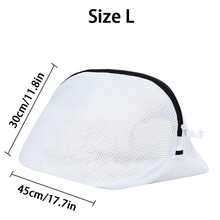 1pc Reusable Washing Machine & Dryer Shoe Bag, 360° Deep Cleaning Suitable For All Shoe Types, With Self-Locking Zipper - Multicolor - View 14