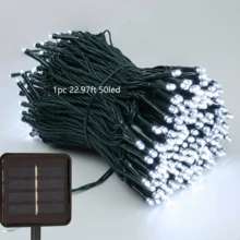 1件裝 太陽能 LED 串燈 22.97ft/39.37ft/78.74ft 8種模式 暖白色/白色/多色 適用於花園/庭院/樹木/節日/派對/室內裝飾 - 燈串 - 查看 14