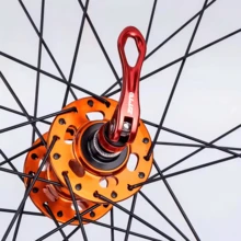 ZTTO QR Quick Release MTB Road Bike Bicycle Hub Skewers Lever Aluminum Alloy Mountain Bike Parts For Front 100mm Rear 135mm - Red - View 1