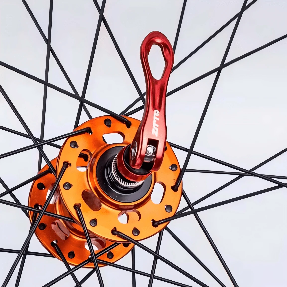 ZTTO QR Quick Release MTB Road Bike Bicycle Hub Skewers Lever Aluminum Alloy Mountain Bike Parts For Front 100mm Rear 135mm - Red - View 1