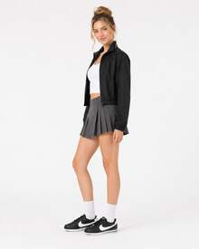 Nike Cortez 合成皮革時尚舒適防滑低筒女款休閒鞋 黑白配色 - 黑與白 - 查看 7