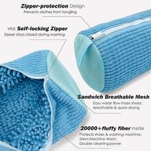 1pc Reusable Washing Machine & Dryer Shoe Bag, 360° Deep Cleaning Suitable For All Shoe Types, With Self-Locking Zipper - Multicolor - View 6