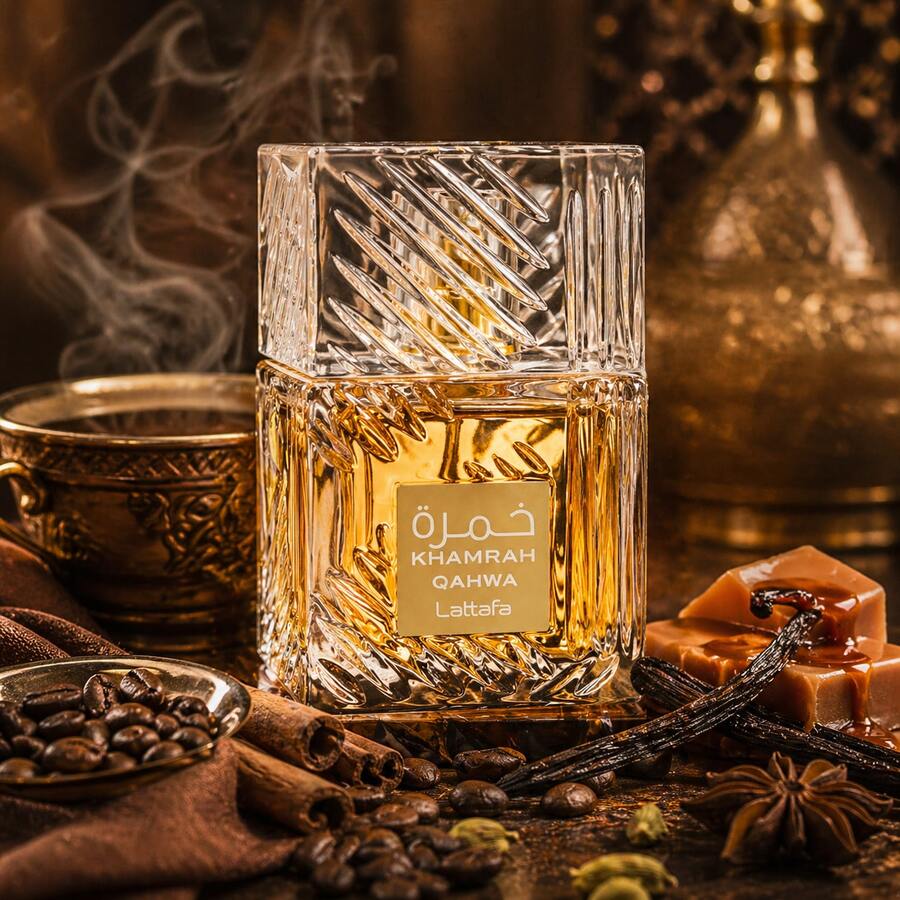 Lattafa Khamrah Qahwa 100ML Unisex Eau De Parfum - Warm & Sweet Gourmands - View 1