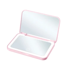 Gương trang điểm LED du lịch, gương trang điểm có đèn, gương trang điểm mini cầm tay, gương trang điểm du lịch LED sạc USB 400mAh, gương trang điểm có thể điều chỉnh độ sáng với 3 chế độ màu ánh sáng - Trắng, Tự nhiên, Ấm áp, điều chỉnh độ sáng bằng màn hình cảm ứng, gương trang điểm để bàn đa chức năng dành cho ký túc xá sinh viên, trường học, du lịch, trang điểm, văn phòng, phòng ngủ, món quà tốt nhất dành cho phụ nữ vào Ngày Valentine/Ngày của Mẹ. - Nhiều màu - Xem 12