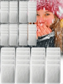 20 pares, 10 pares y 2 pares de almohadillas para los pies autocalentables, almohadillas para los pies autocalentables portátiles adecuadas para el invierno, calentadores de pies portátiles y calentadores de invierno. - A - Ver 5