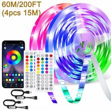 LED Light Strip Controlled By An Intelligent APP, Featuring Music Synchronization And Timing Functions, DIY Lighting Modes, Living Rooms, And Is Essential For Lighting Decoration During Christmas, Halloween And Birthday Parties. - Multi-color light - View 12