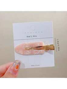 10pcs/Set, 5pcs/Set, 3pcs/Set High-Quality Pink Acetate Resin Alligator Hair Clips, Suitable For Women, Super Elegant Sweet Hair Clips, Fashionable, Elegant, Simple, Solid Color, Suitable For Daily, Casual, Party, Commuting, Vacation, Face Washing, Makeup, Matching Clothes, Suitable For Bangs And Flyaway Hair Accessories, Clothing Decorations, Women's Accessories, Women's Hair Accessories, Hair Clips [No Card Paper] - A-Pink - View 5