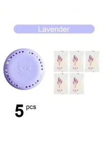 1/5/10-Pack Aromatic Essential Oil Car & Home Deodorizing Patch – Drill-Free Solid Air Freshener, Pet-Friendly, Long-Lasting Slow-Release Deodorizer For Closets & Bathrooms – Holiday Essential - Multicolor - View 15