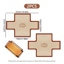 1 khuôn lót bánh mì nướng bằng silicon tái sử dụng, vừa với khay nướng 9"x5", chịu nhiệt, an toàn với máy rửa chén, dễ lấy bánh ra. - Xem 3