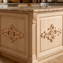 2pcs Solid Wood Carving Horizontal Flowers, Home Decorations, Suitable For Cabinets, Doors And Windows, Furniture, Background Walls, Porches, Offices And Other Decorations, Holiday Decorations, DIY Decorations. - Multicolor - View 5