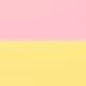 Peach Pink + Creamy Yellow