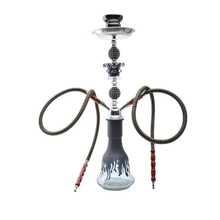 Bộ shisha Ả Rập cổ điển, dành cho một/hai/bốn người, bao gồm ống hút, kẹp, chén đựng shisha, không cần điện, dễ mang theo. - Một cỡ - Xem 14