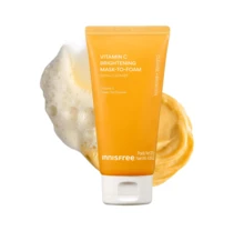 Innisfree Vitamin C Brightening Mask-To-Foam Cleanser 120g - Korean Facial Cleanser, Deep Cleansing Foam, Smooth Skin Care Cleanser, Gentle Daily Face Wash, Pore Cleansing Care - 120g - Xem 1
