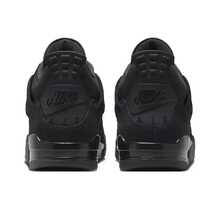 Nike Jordan Air Jordan 4 Rare Air Laser 舒適 中筒 復古籃球鞋 男款 黑灰 - 黑色 - 查看 5