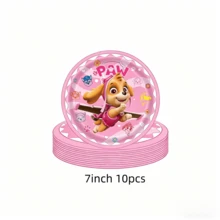 Cute Cartoon Series Pink Theme Party Dog Series Birthday Decorations, Children's Festival Decorative Accessories - Multicolor - View 13