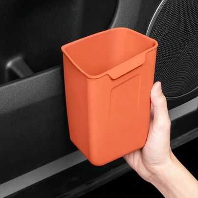 Thùng rác mini gắn cửa xe hơi đa năng, túi đựng đồ chống thấm nước bằng silicon cho cửa xe, hộp đựng đồ nội thất xe hơi.