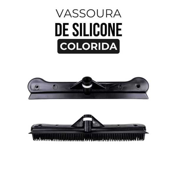Vassoura Inteligente 3x1 Pet Tira Pelos Silicone Para Limpeza De Tapetes e Pisos