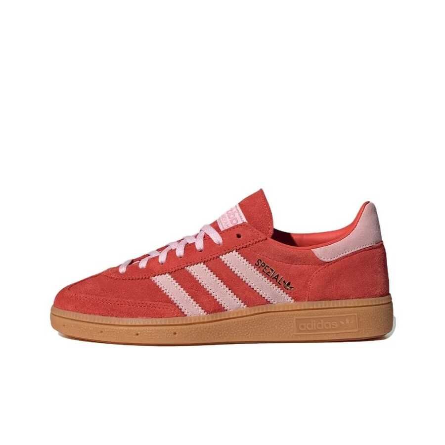 Giày thể thao nữ adidas Originals HANDBALL SPEZIAL Suede thoải mái và đơn giản, cổ thấp, màu cam. - trái cam - Xem 1