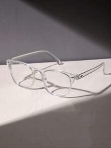 1 Pair Fashion Casual Versatile Full-Frame Square Clear Lens Glasses - Multicolor - View 8