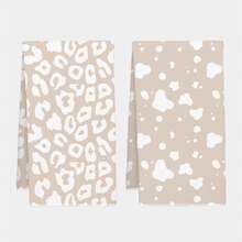2pcs Minimalist Beige Animal Fur Texture Pattern Kitchen Towels, Soft Polyester Material Dish Cloths, Suitable For Kitchen Decor, Cleaning, Holiday Party Decoration, Kitchen & Bathroom Essentials, Home Decor, Housewarming Gift - Multicolor - View 10
