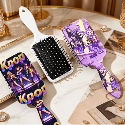 Fashionable Air Cushion Comb Stylish And Compact Design Suitable For All Fans To Carry Daily Use For Hair Styling And Collect As Unique Souvenirs Random Delivery