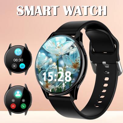 Smartwatch, Wireless Call/Dial, Multiple Sports Modes, Incoming Call Alert And Rejection, SMS Reminder, Customizable Wallpaper, Compatible With IPhone/Android