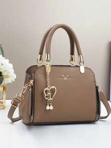 New Women's Handbag, Classic Elegant Stylish Durable, Convenient To Carry, Versatile For All Seasons, Fashionable Shoulder Bag With Large Capacity, Suitable For Travel, Shopping, Valentine's Day Gift - Multicolor - View 17