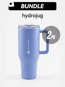 Sports Water Bottle HydroJug Traveler 40oz & Sports Water Bottle HydroJug Traveler 40oz Set Portable Sweat Absorption Leakproof Lightweight Solid Versatile Outdoor Unisex Blue CUPLTBLSTDCUP1 CUPLTBLSTDCUP1 - Blue*2 - View 1