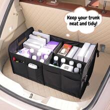 Car Accessories Interior | 1pc Foldable Car Trunk Storage Organizer With Handle, Fits Most Vehicles To Keep Trunks Tidy - Car Accessories For Women - 彩色 - 查看 10