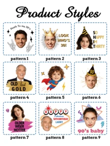 Custom Retro Party Temporary Tattoos, Personalized Photo & Text Tattoo Stickers, Y2k Fun Style Body Decals, Customized Birthday Celebration Tattoos, Customizable Picture Festival Party Favors, Valentine'S Day Gift, Holiday Gift For Adults, Couples, Friends, Birthday Gift Party - Multicolor - View 7