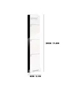 Multi-Functional Computer Monitor Transparent Memo Clip, Paper Storage Rack, Computer Monitor Memo Holder, Memo Board, Computer Screen Memo Pad, Clip-On Transparent Information Multi-Purpose Memo Board - Multicolor - View 10