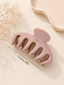 2 pièces Pinces à cheveux en plastique droites de 11 cm/4,33 pouces à pois pour femmes, pinces à cheveux élégantes et minimalistes de couleur unie polyvalentes. Convient pour un usage quotidien, décontracté, en soirée, pour le trajet, la plage, le chignon, la queue de cheval, le lavage du visage, le maquillage. Accessoires essentiels pour les tenues d'été - Multicolore - Voir 4