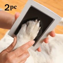 2pcs/Set Touchless Ink-Free Paw Print Kit - Perfectly Preserve Your Pet Dog's Paw Prints, Inkless Pet Paw Print Pad, Suitable For Newborn Hand & Foot Print Keepsake - one-size - View 9
