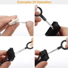 41 Pieces Of Professional Terminal Disassembly Kit For Automobiles | Wire Harness Puller, Maintenance Tool Kit, Carbon Steel, Suitable For Manual Tools For Automobile Maintenance Disassembly, No Battery Required - A - View 5