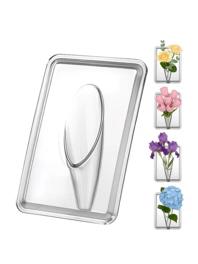 Bình hoa acrylic trong suốt kiểu dáng tối giản mùa hè 2026, thích hợp trang trí phòng ăn, phòng ngủ, bàn làm việc, treo tường, nhà cửa > Trang trí nhà cửa > Bình hoa & Phụ kiện bình hoa > Bình hoa
