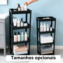 Organizer Shelf With 4 Shelves, Ideal For Kitchen, Bathroom And Bedroom, Large And Small Sizes. - 大的 - 查看 2