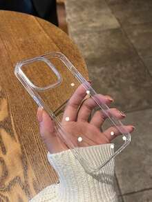 CteGlodrix Funda de teléfono transparente, minimalista y linda de alta calidad con cobertura completa y antideslizante para iPhone 17 Pro Max - transparente - Ver 28