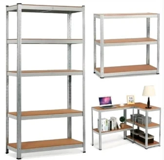 Garage Integrated Storage Racks - Brown - View 1