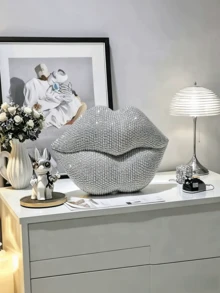 1 chiếc đồ trang trí hình môi gợi cảm bằng pha lê, quà tặng ngày lễ, trang trí nhà cửa, phòng khách, văn phòng, phòng ngủ, quán bar, khách sạn, phòng tắm, trang trí đám cưới, quà tặng ngày Valentine, quà tặng hứa hẹn, đồ trang trí lễ hội khác nhau. - Nhiều kiểu dáng - Xem 2