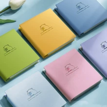 A7 Mini Portable Notebook + Pen, Cute Solid Color Pocket Notebook For Students And Office Use - Square - View 5
