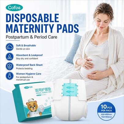  Cofoe 10 miếng lót dùng một lần, miếng lót cho bà mẹ sau sinh, quần lót chống són tiểu cho người lớn, tã quần dùng một lần cho người lớn, mềm mại và thoáng khí, thấm hút tốt, dùng cho sau sinh và trong kỳ kinh nguyệt, quần lót kéo lên chống rò rỉ và chống thấm nước, miếng lót vệ sinh cho nam, nữ và người già chăm sóc tại nhà; 650*800mm/750*900mm