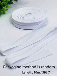 Dây viền vải gấp sẵn 5,5 yard, thích hợp cho may vá, làm dây thun gấp, đồ thủ công và trang trí nhà cửa, đa năng dùng để viền vải và trang trí quần áo, phụ kiện may mặc, chất liệu thủ công, bề mặt mịn, chất lượng tốt, bền chắc, lý tưởng cho các dự án DIY. - Nhiều màu - Xem 26
